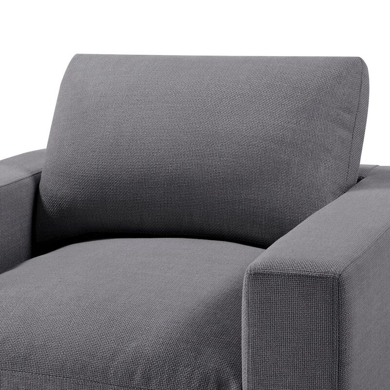 Comfort Pointe Casella Modern Armchair - Charcoal