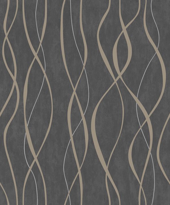 Special FX 2 Glitter Ribbons Bronze Brown Wallpaper G67737