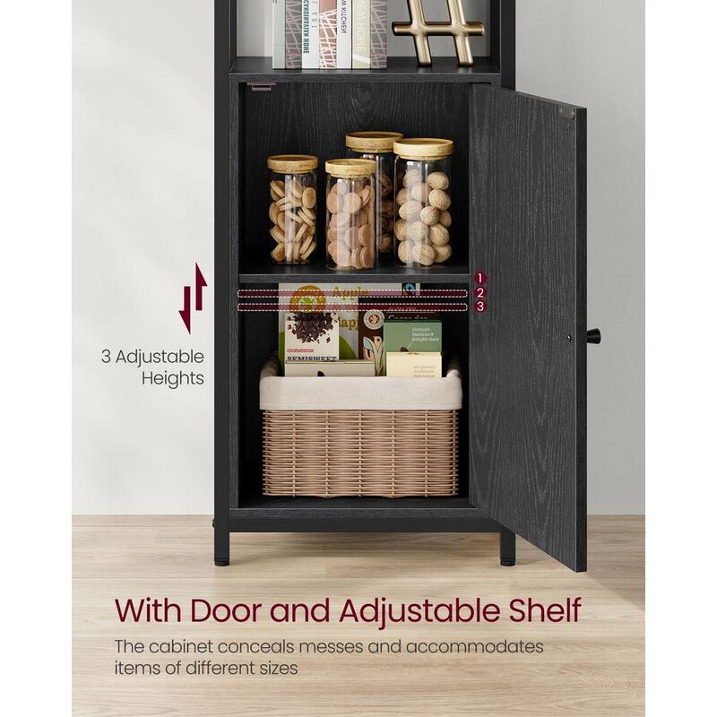 6-Tier Bookshelf for Ample Storage and Stylish Display