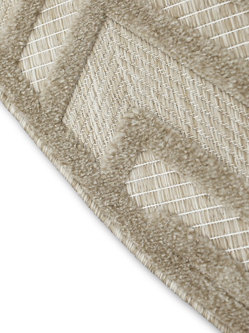 Versatile NRV01 Cream 8' x Round Rug image number 3