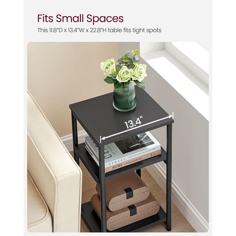 Minimal Small Side Table &ndash; Ideal for Bedside Use, Sofa Corners, or Reading Nooks