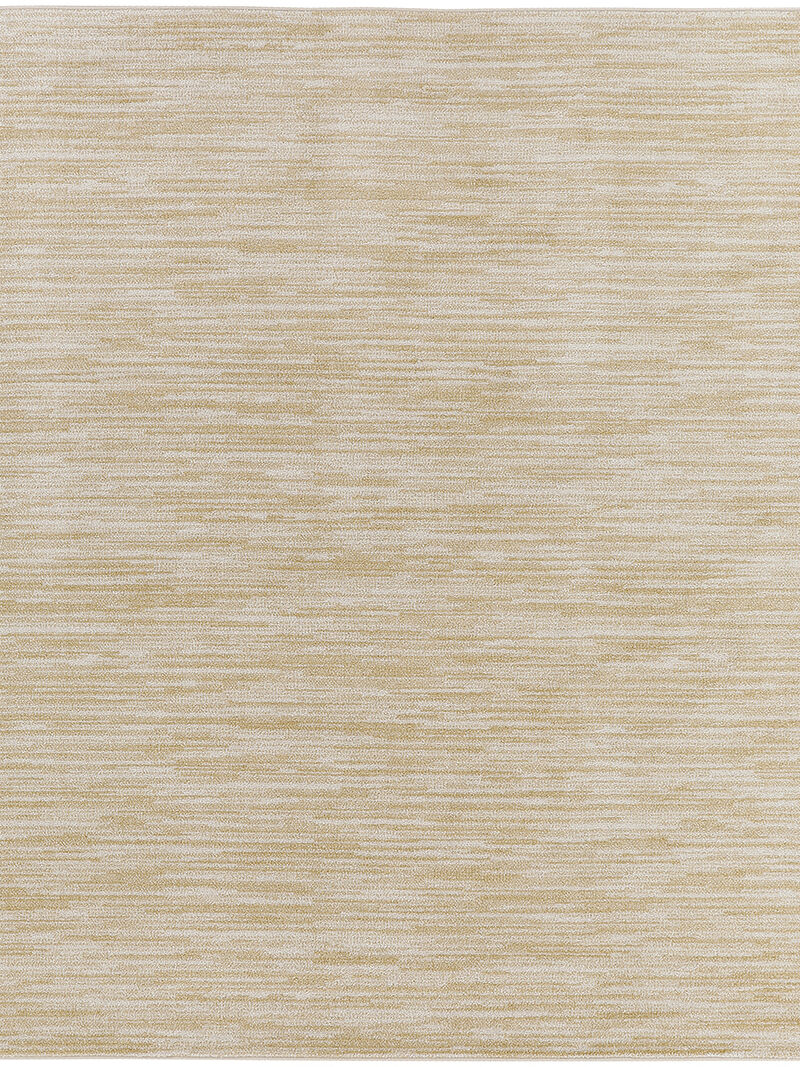 Nourison Essentials NRE01 Ivory/Gold 5' x Square Rug image number 0
