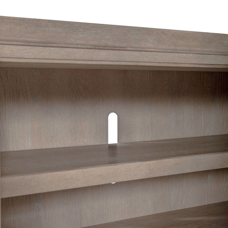 Liberty Furniture Brentwood 80 Inch TV Console for Living Room  - Sandstone Oak image number 6