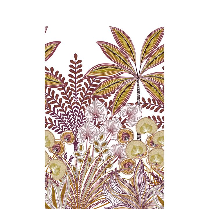Orom II Decorative motives Purple Lilac Mural A67701