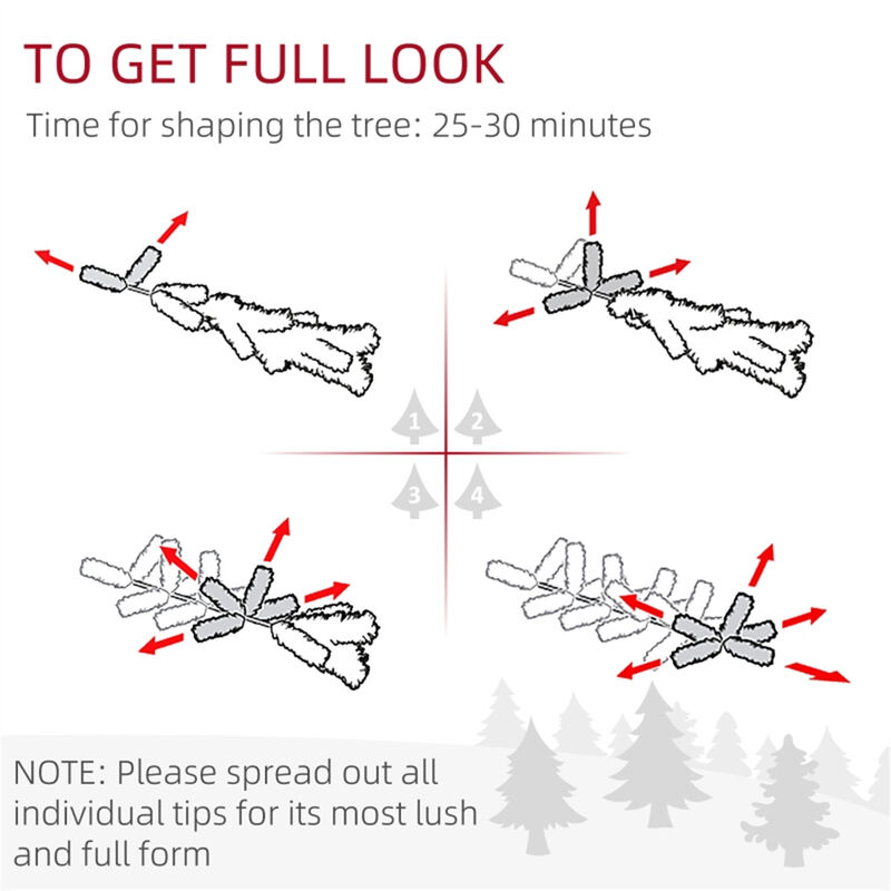 Artificial Christmas Tree Full & Lush Holiday Décor for a Festive Celebration