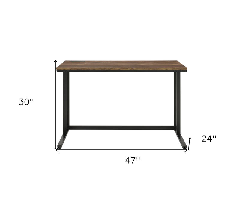 Modern Desk for Home Office, Study, Writing, and Laptop Setup