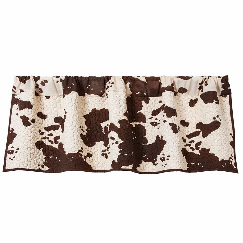Elsa Cowhide Reversible Quilted Valance image number 0