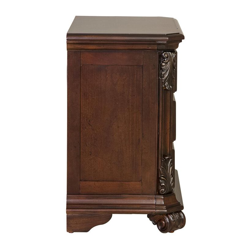 Liberty Furniture Messina Estates 3 Drawer Night Stand in Cognac image number 3