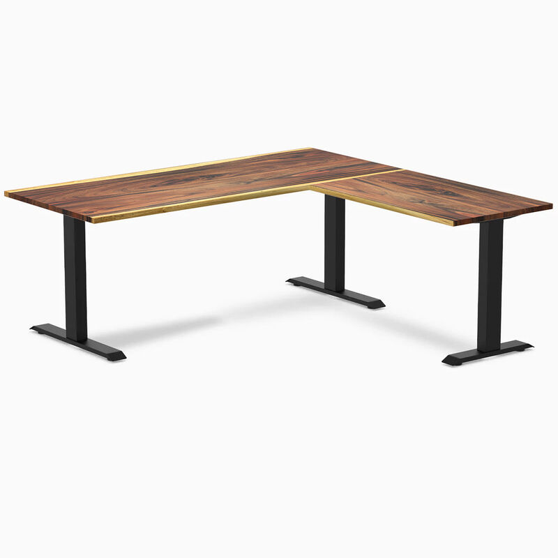 Desky Zero Hardwood L-Shape Office Desk image number 0