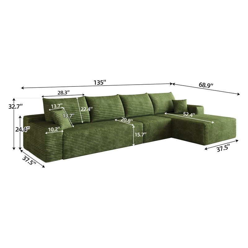 Perdre  L-Shape Modular Sofa image number 5