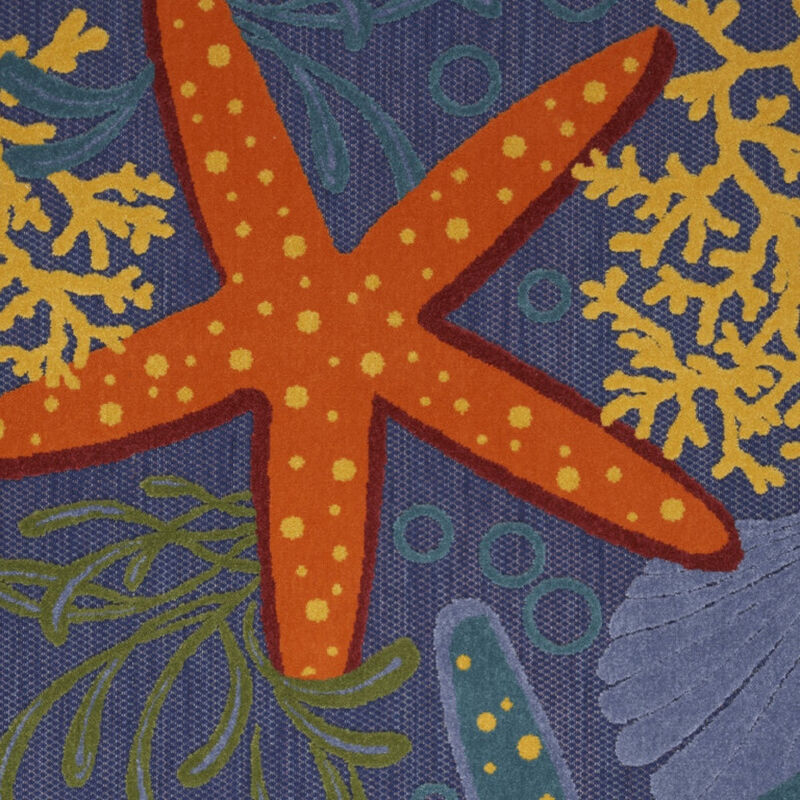 HomeRoots Starfish Indoor Outdoor Area Rug image number 2