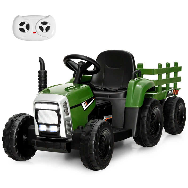 Kids 12V Ride On Tractor with 3 Speed Gears and Front Loader Ages 3 Plus image number 4