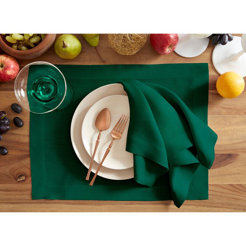 Christmas Linen Dinner Napkins 20 x 20 in Set of 6 - Sonoma, Solino Home