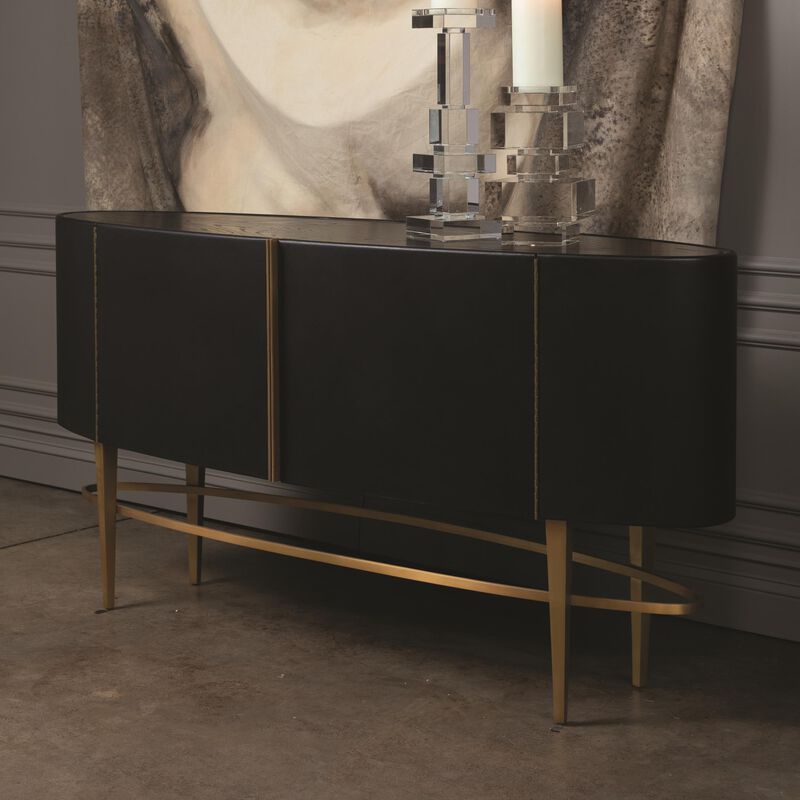 Ellipse Black Sideboard