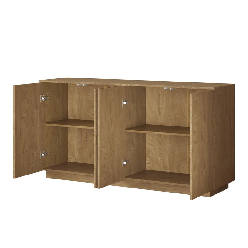Rozax Wood Sideboard Buffet Cabinet image number 8
