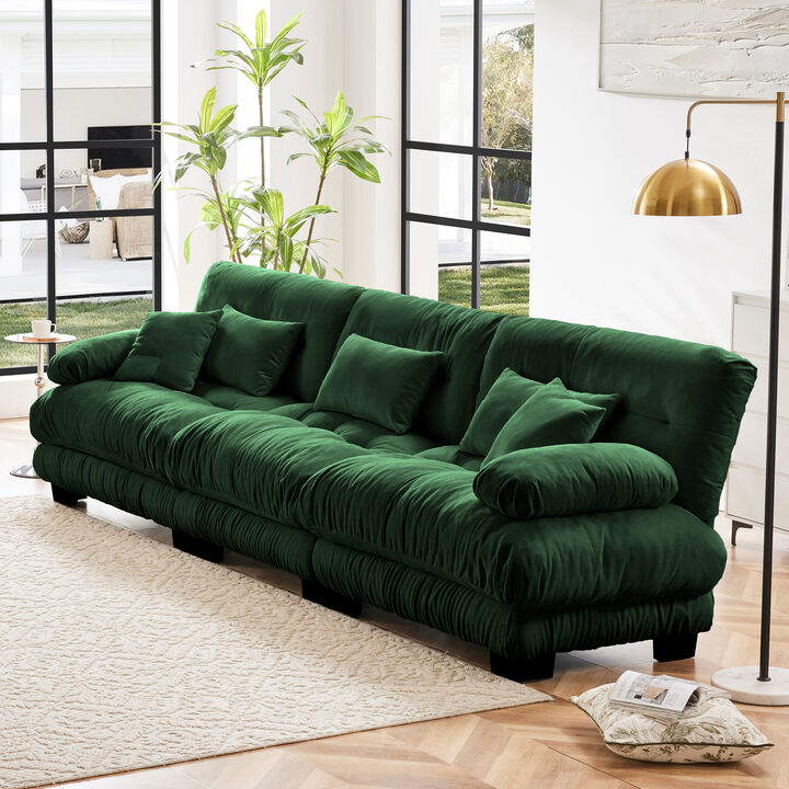 Merax 3-Seater Sectional Sofa Modular Deep Seat Couch