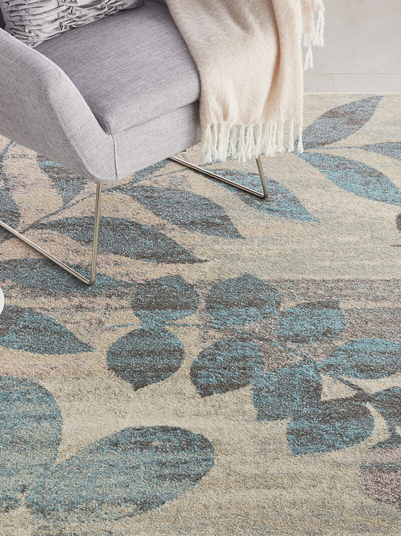 Tranquil TRA01 Ivory/Light Blue 8'10" x 11'10" Rug image number 8
