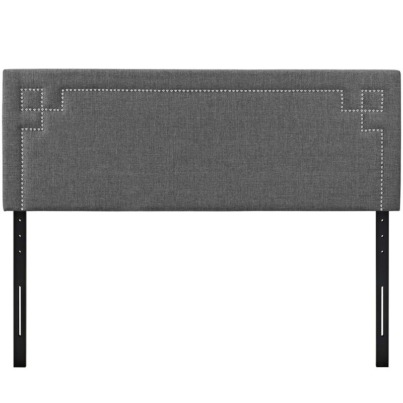 Modway - Josie Queen Upholstered Fabric Headboard Gray