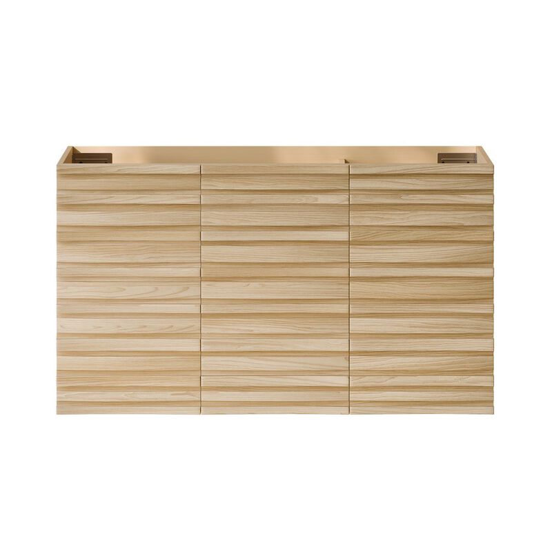 Cascade 36" Wall-Mounted Bathroom Vanity Cabinet without Top in Natural Oak image number 0