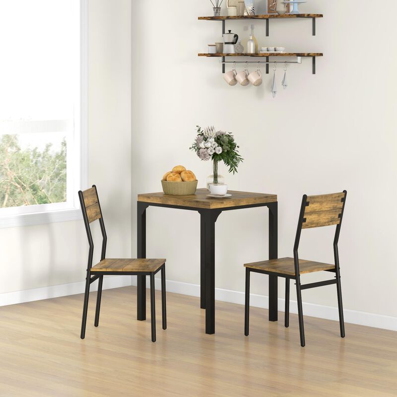 Hivvago Space-Saving 3-Piece Dining Set for Apartments image number 1