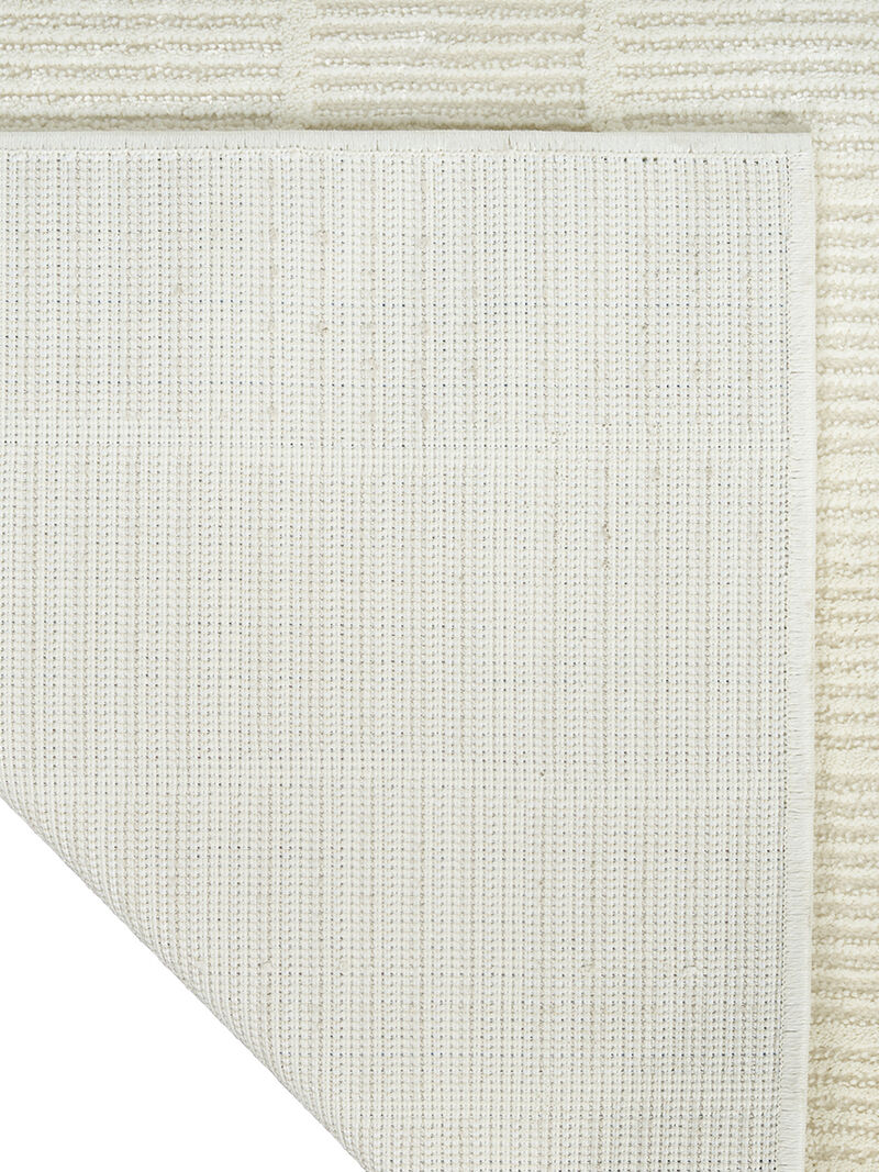 Eco Cycle ECY05 Ivory 6'6" x 9'2" Rug