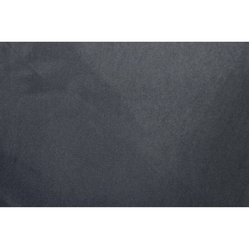 Ero Convertible Sectional Sofa, Storage Chaise, 2 Pillows, Gray Velvet - Benzara