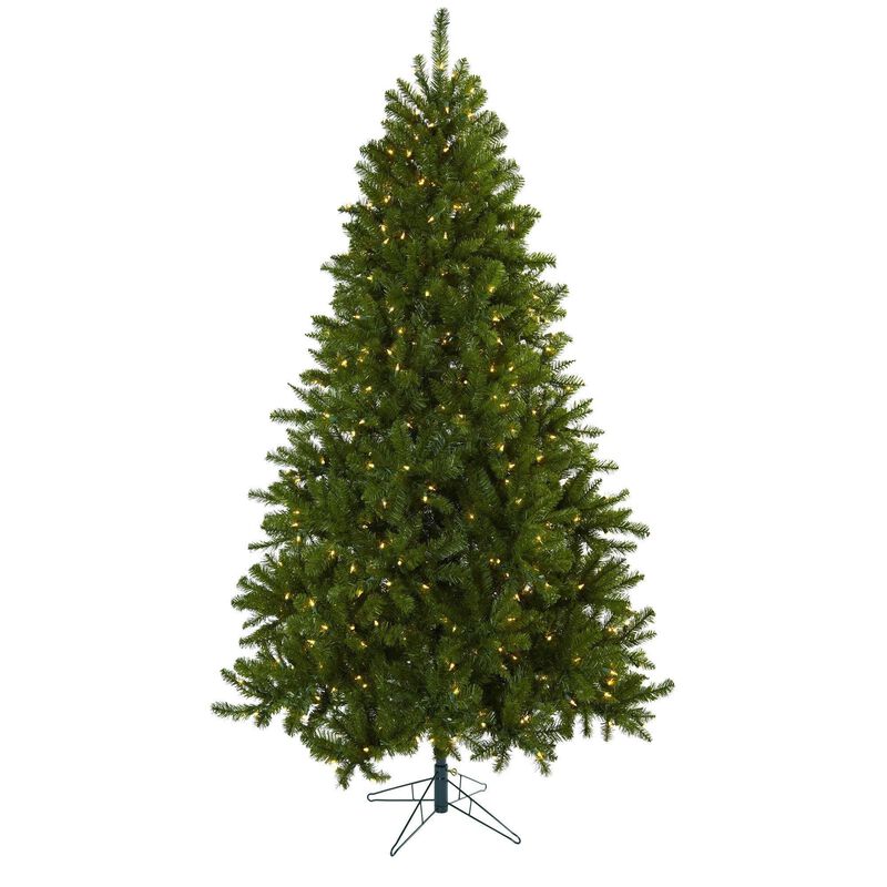Nearly Natural 7.5-ft Windermere Christmas Tree w/1285 Tips & 550 Clear Lights image number 1