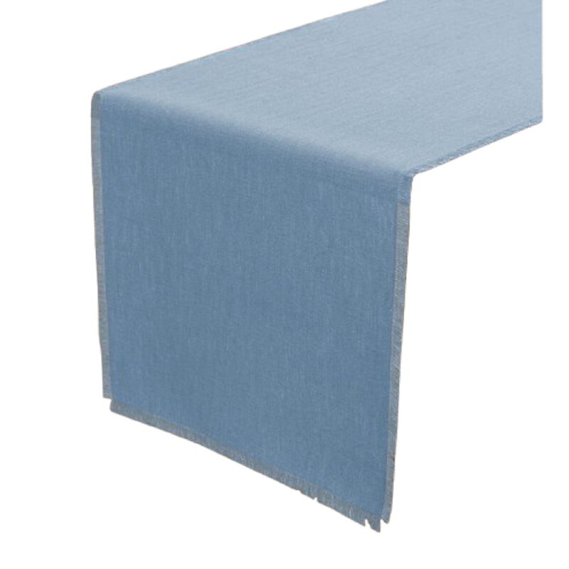 Solino Home 100% Pure Linen Table Runner - Fringe