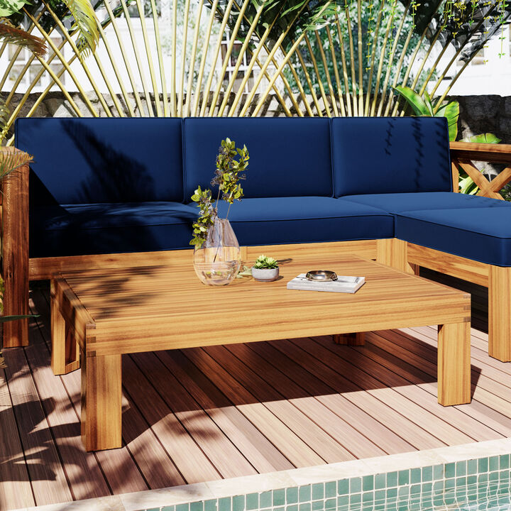 Merax Outdoor 5-Piece Sectional Sofa Seating Group Set