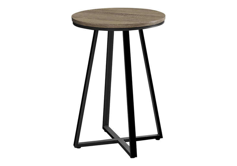Modern Round Accent Table, Ideal for Sofa Side or Bedside Use in Any Room image number 0