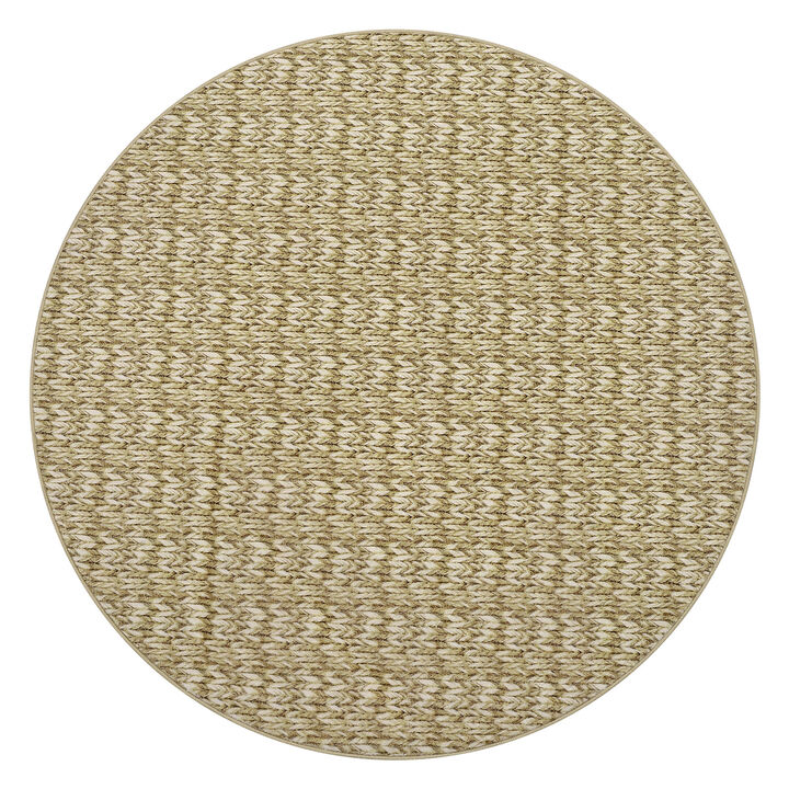 3X5 FT Modern Braided Printed Soft Low Pile Floor Cover Solid Distressed Indoor Carpet