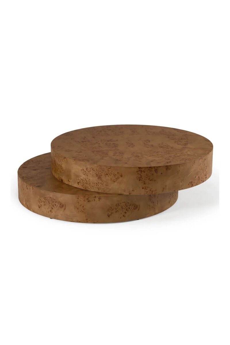 Burl Wood Coffee Table | OROA Modern Ely image number 2
