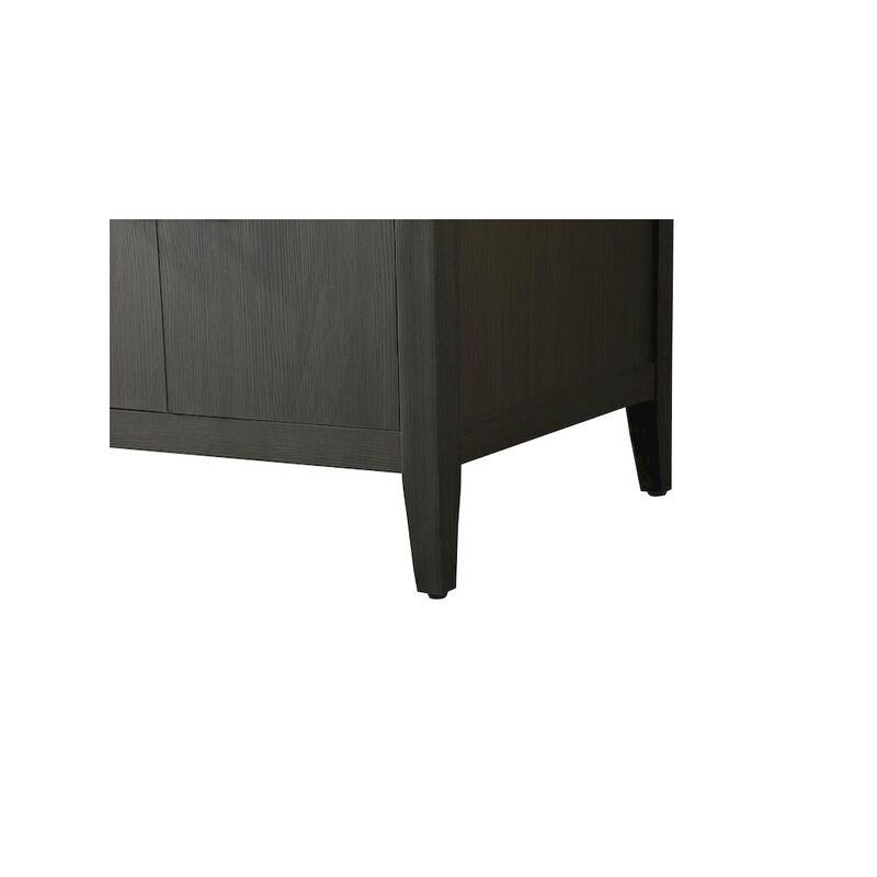 Elegant Kitchen and Bath 60 Inch Double Bathroom Vanity In Mocha Brown