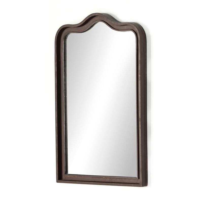Effie Mirror in Rustic Iron