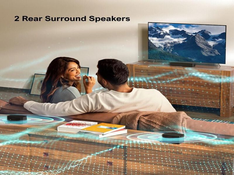 ULTIMEA Poseidon M3T 5.1 Surround Sound Bar, with Wireless Subwoofer and Rear Speakers, 350W image number 3