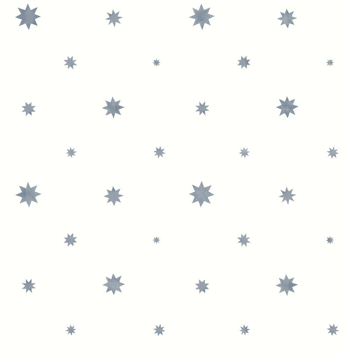 Henry Blue Starburst Wallpaper