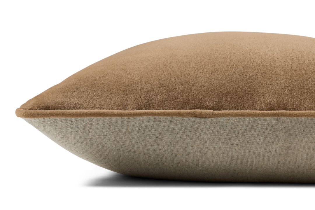 Lydia Latte 18''x18'' Cover w/Down Pillow