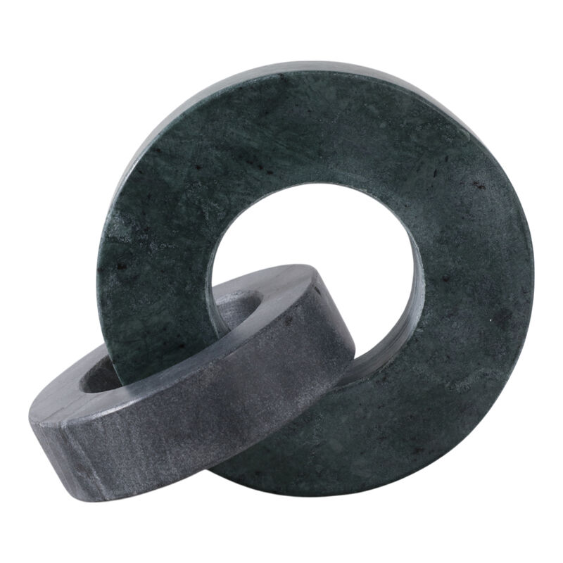 8x6" Marble Double Ring image number 0