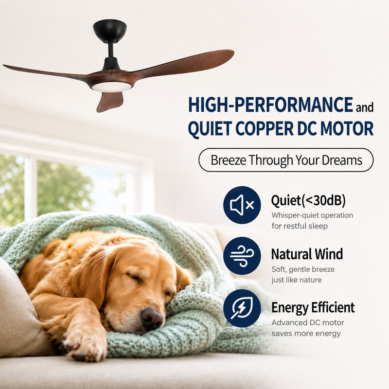 ENLIGHT 56" Smart DC Ceiling Fan, IP66 Outdoor/Coastal Rated, Matter Smart Home Integration, 3 Blades image number 6