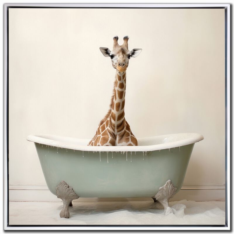 Bathroom Giraffe Joy image number 0