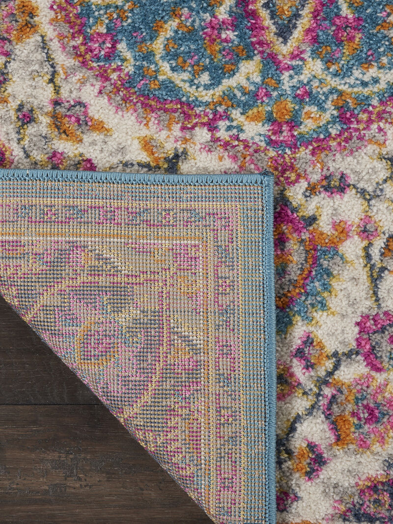 Passion PSN22 Ivory/Multicolor 2'2" x 7'6" Rug image number 2