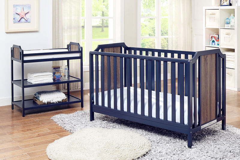 Suite Bebe Brees Changing Table Midnight Blue/Brownstone