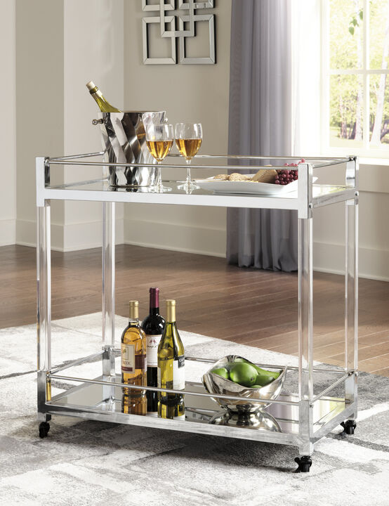 Ashley Direct|Ashds-web|Chaseton Bar Cart|Dining Server