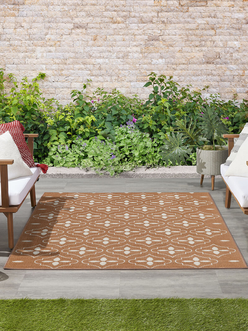 Nourison Essentials NRE04 Copper 5' x 7' Rug