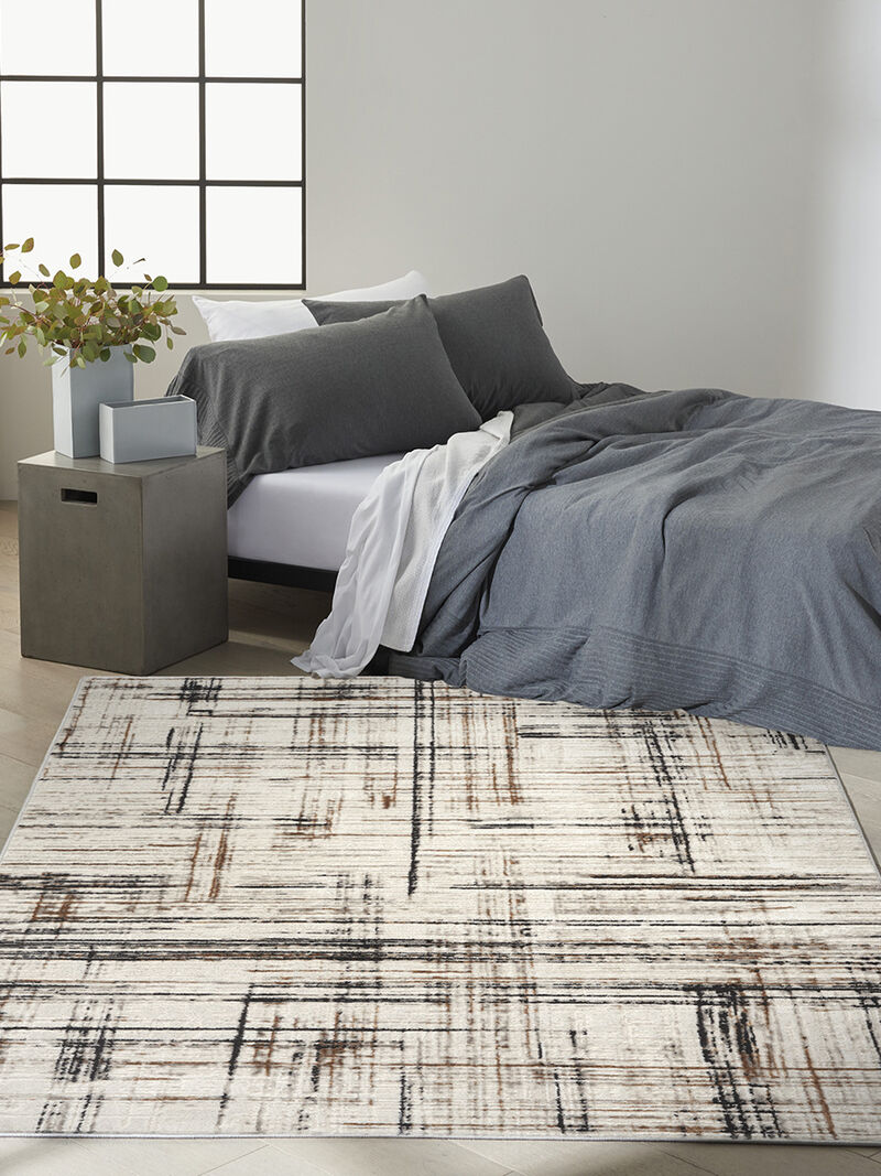 CK029 Captivating CVT08 Ivory/Multicolor 5'3" x 7'3" Rug