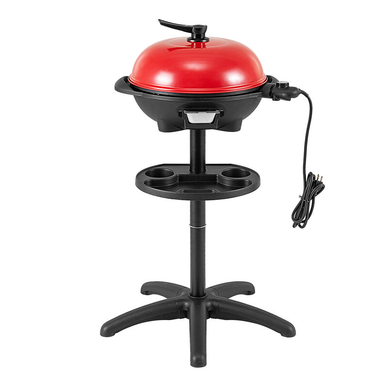 Portable Outdoor Electric BBQ Grill with Removable Stand for Easy Installation