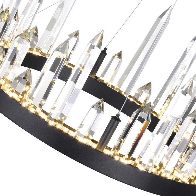 Juliette LED Chandelier With Black Finish