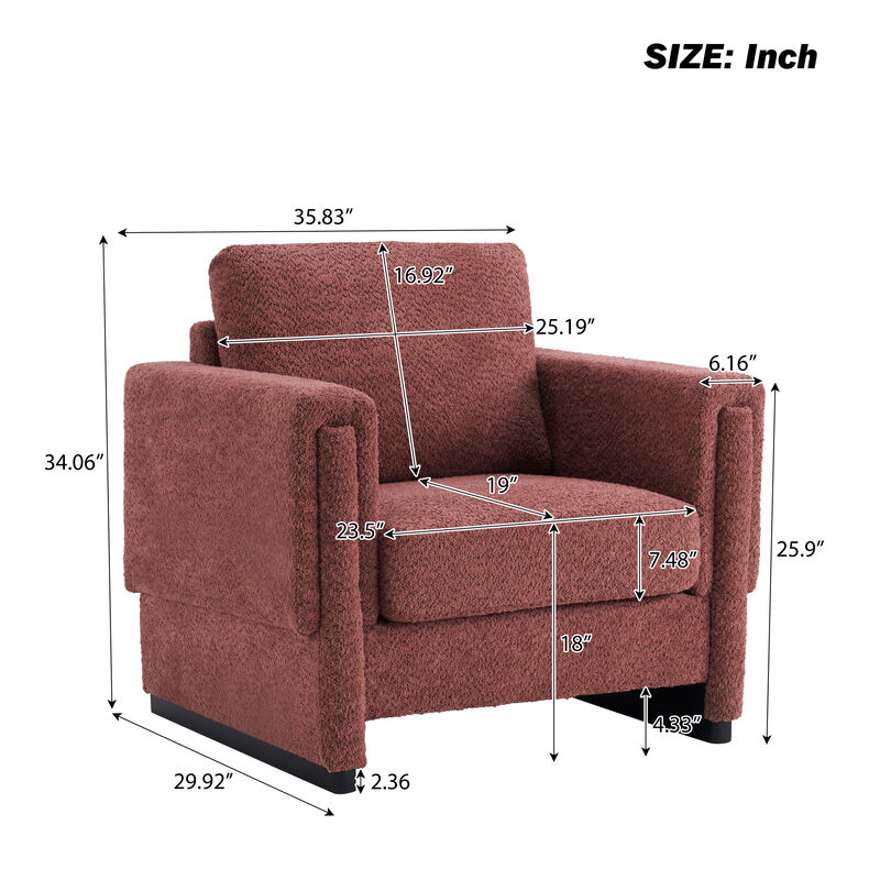 Laxrut Upholstered Accent Armchair image number 9