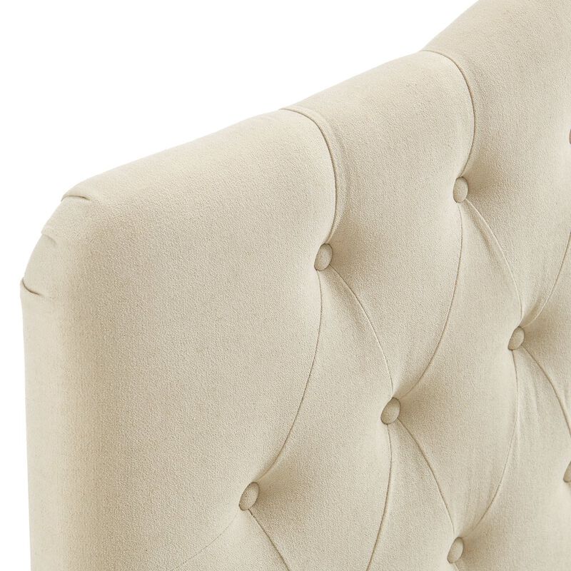 Annabel Premium Linen Blend Full Headboard image number 5