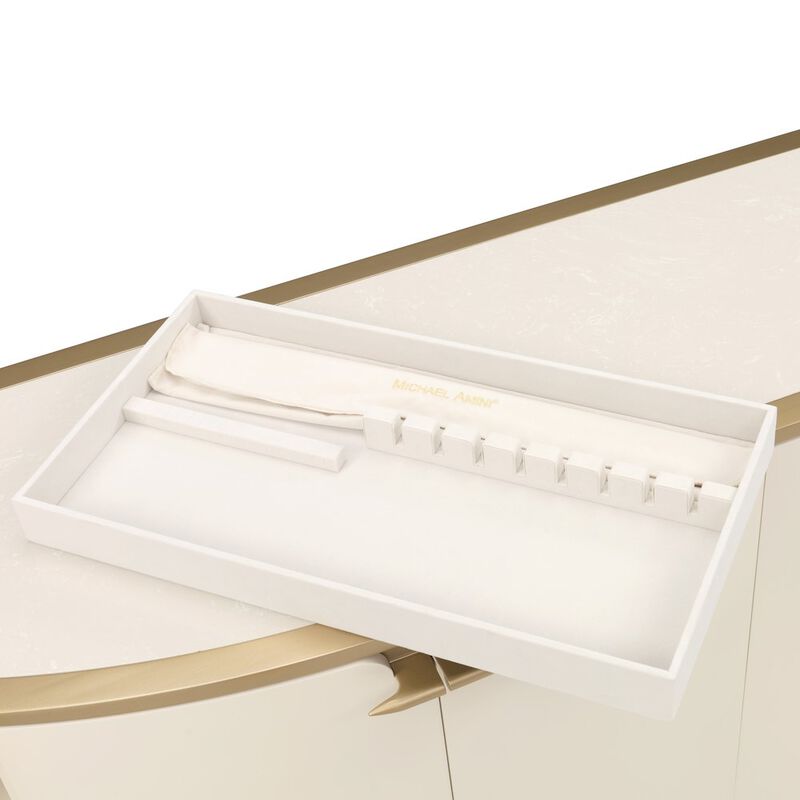 Michael Amini La Terrazza Sideboard - Creamy Pearl